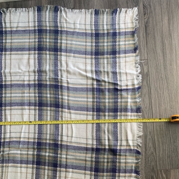 Scarf green blue and cream boho warm OS - Picture 6 of 10